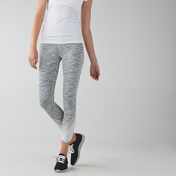 lululemon athletica Pants - Lululemon Wee Are From Space Silver Spoon Wunder Under Crop II 4
